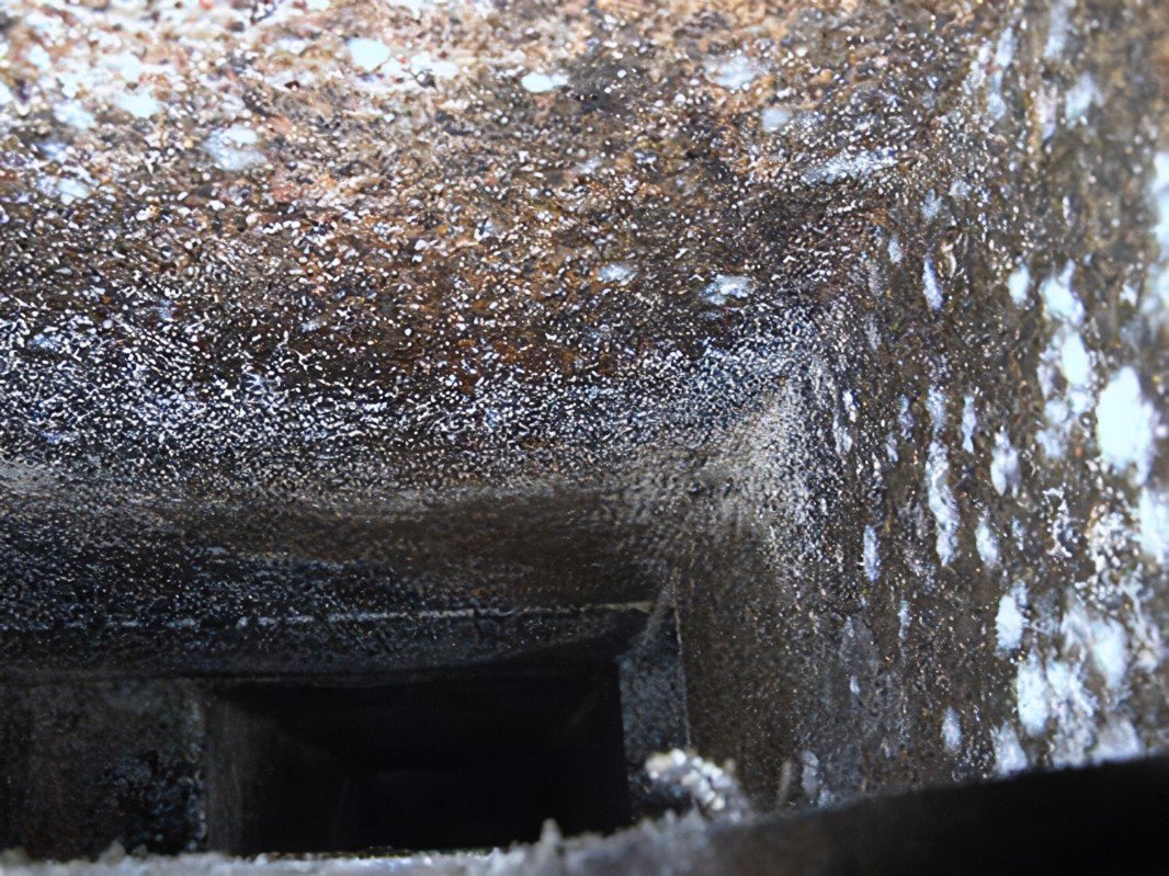 mold in ac ducts due to dirt and humidity